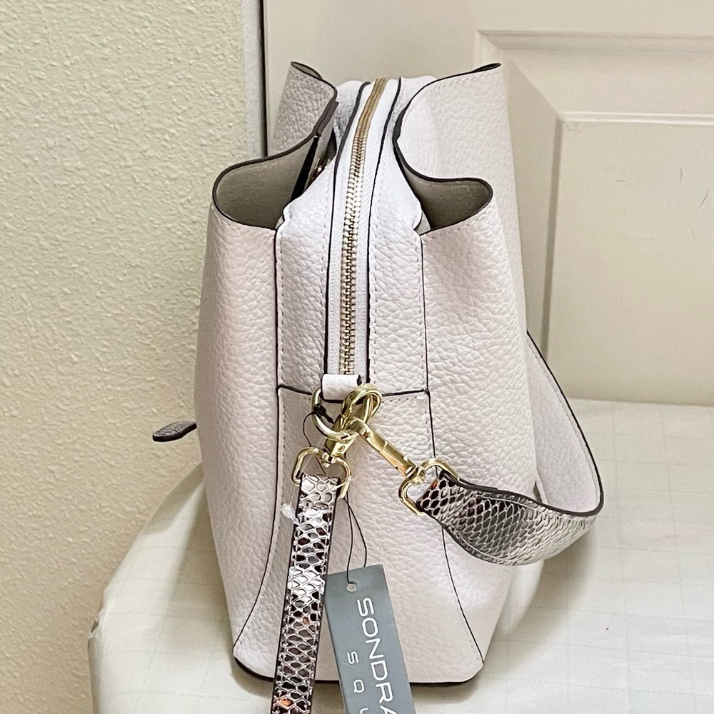 BNWT Sondra Roberts Squared vegan leather bag - Picture 7 of 16